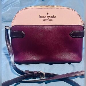 Kate Space Station de Staci Dome Saffiano Leather Crossbody Bag Purse n